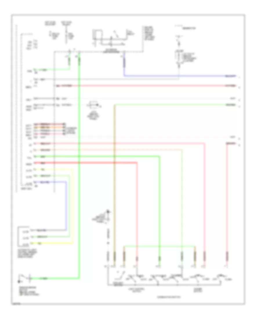 Headlights Wiring Diagram without DRL 1 of 2 for Toyota 4Runner Limited 2009