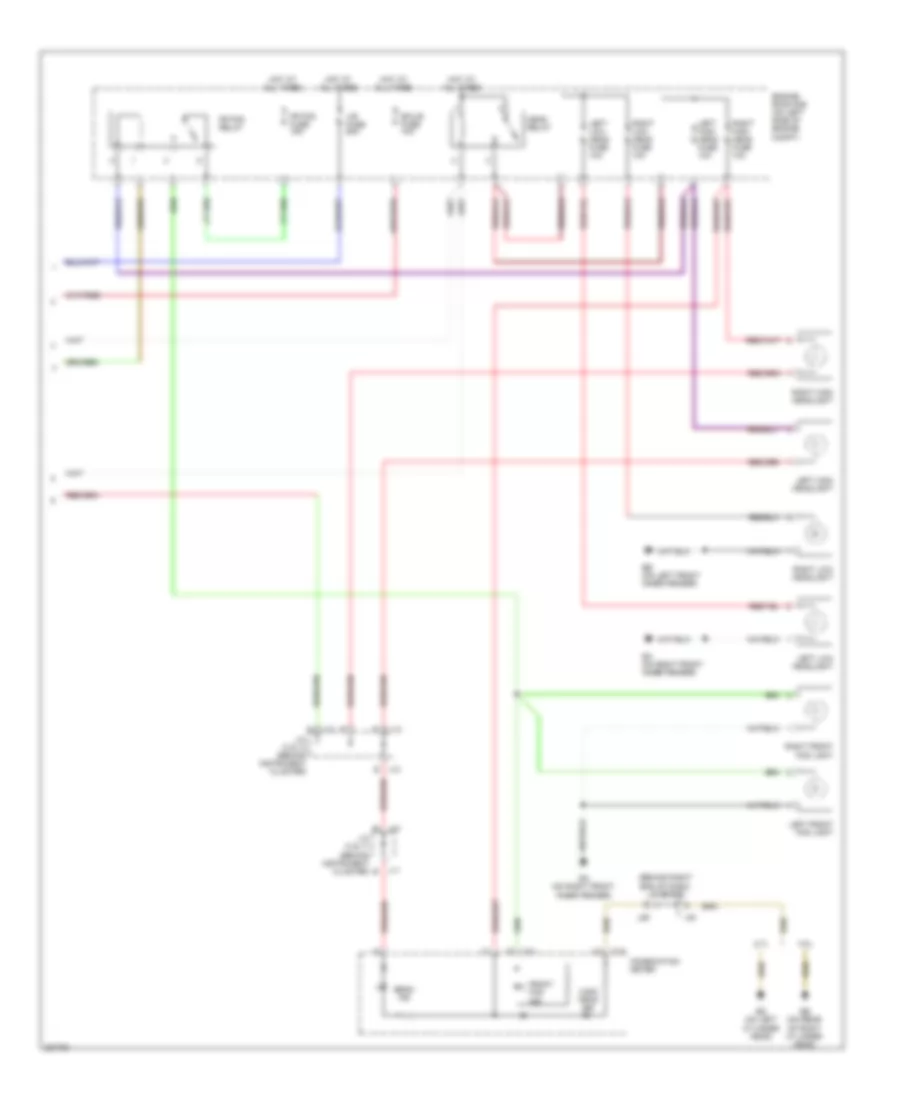 Headlights Wiring Diagram, without DRL (2 of 2) for Toyota 4Runner Limited 2009