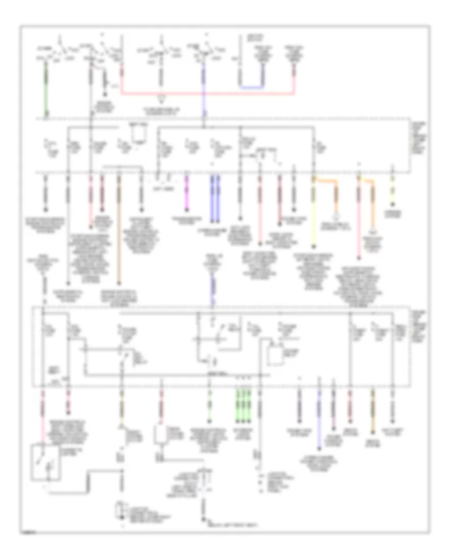 Power Distribution Wiring Diagram 2 of 2 for Toyota 4Runner Limited 2009