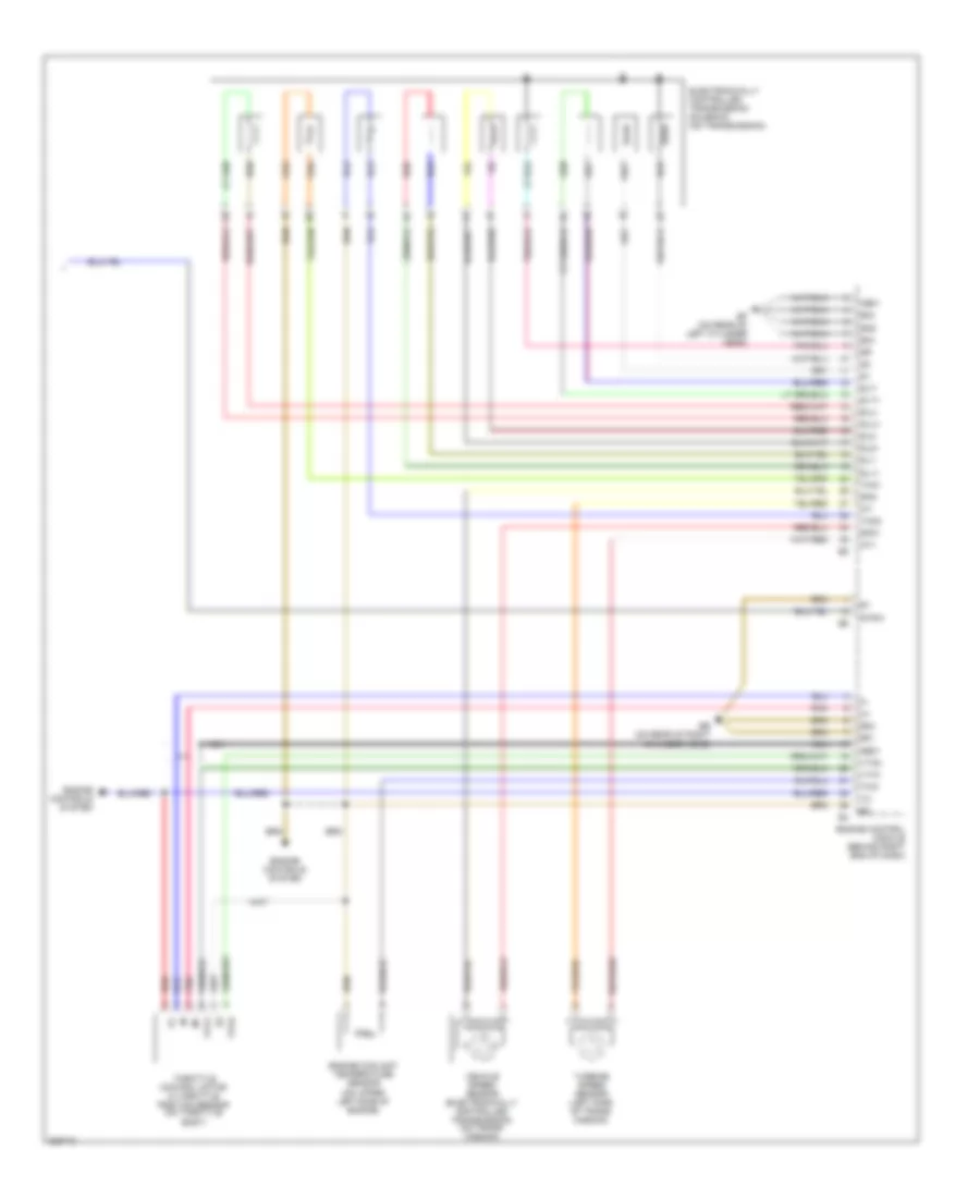 4.0L, AT Wiring Diagram (3 of 3) for Toyota 4Runner Limited 2009