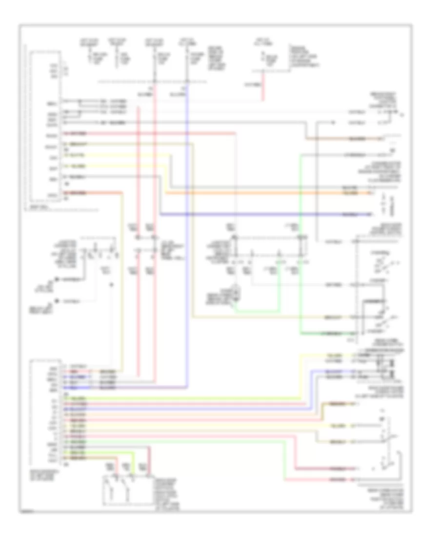Rear WasherWiper Wiring Diagram for Toyota 4Runner Limited 2009