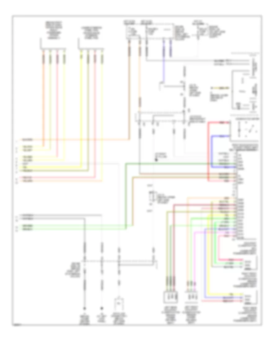 Supplemental Restraints Wiring Diagram with Side Air Bag 2 of 2 for Toyota Sienna CE 2007