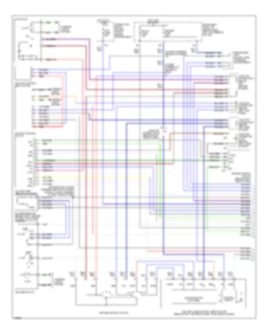 3.0L, Manual AC Wiring Diagram (1 of 2) for Toyota Camry Solara SE 2003