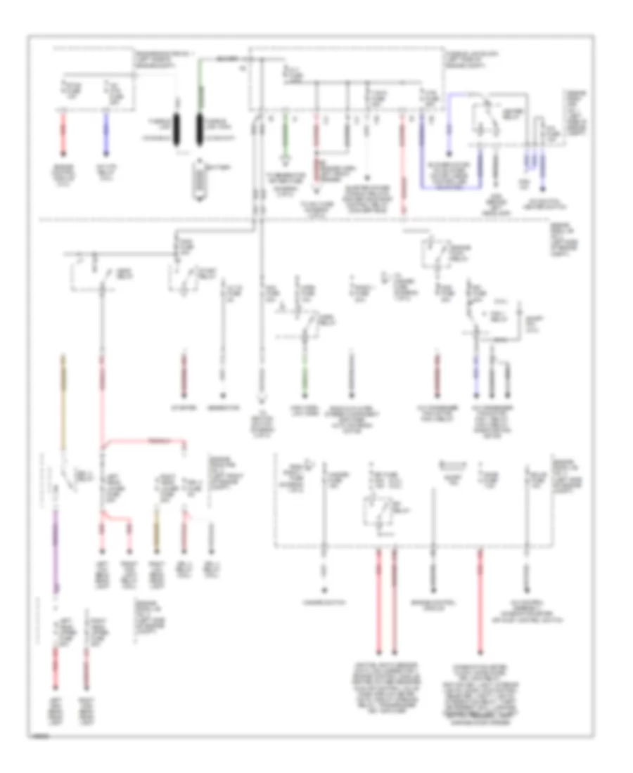 Power Distribution Wiring Diagram 1 of 2 for Toyota Camry Solara SE 2003