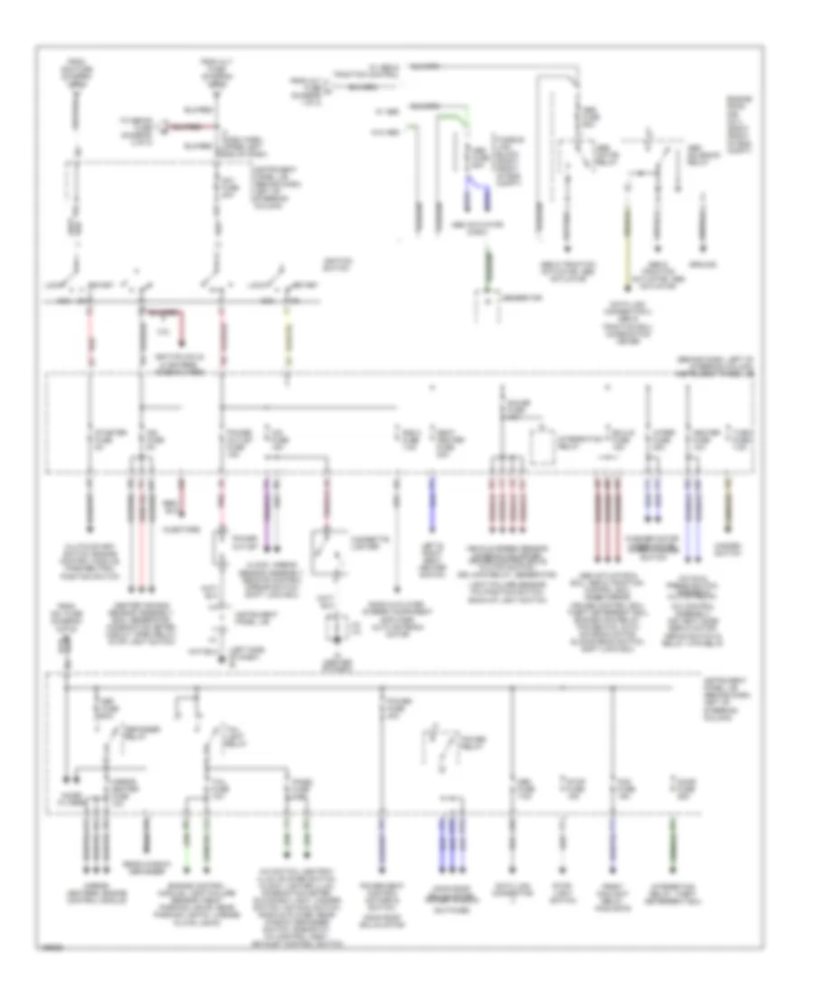 Power Distribution Wiring Diagram (2 of 2) for Toyota Camry Solara SE 2003