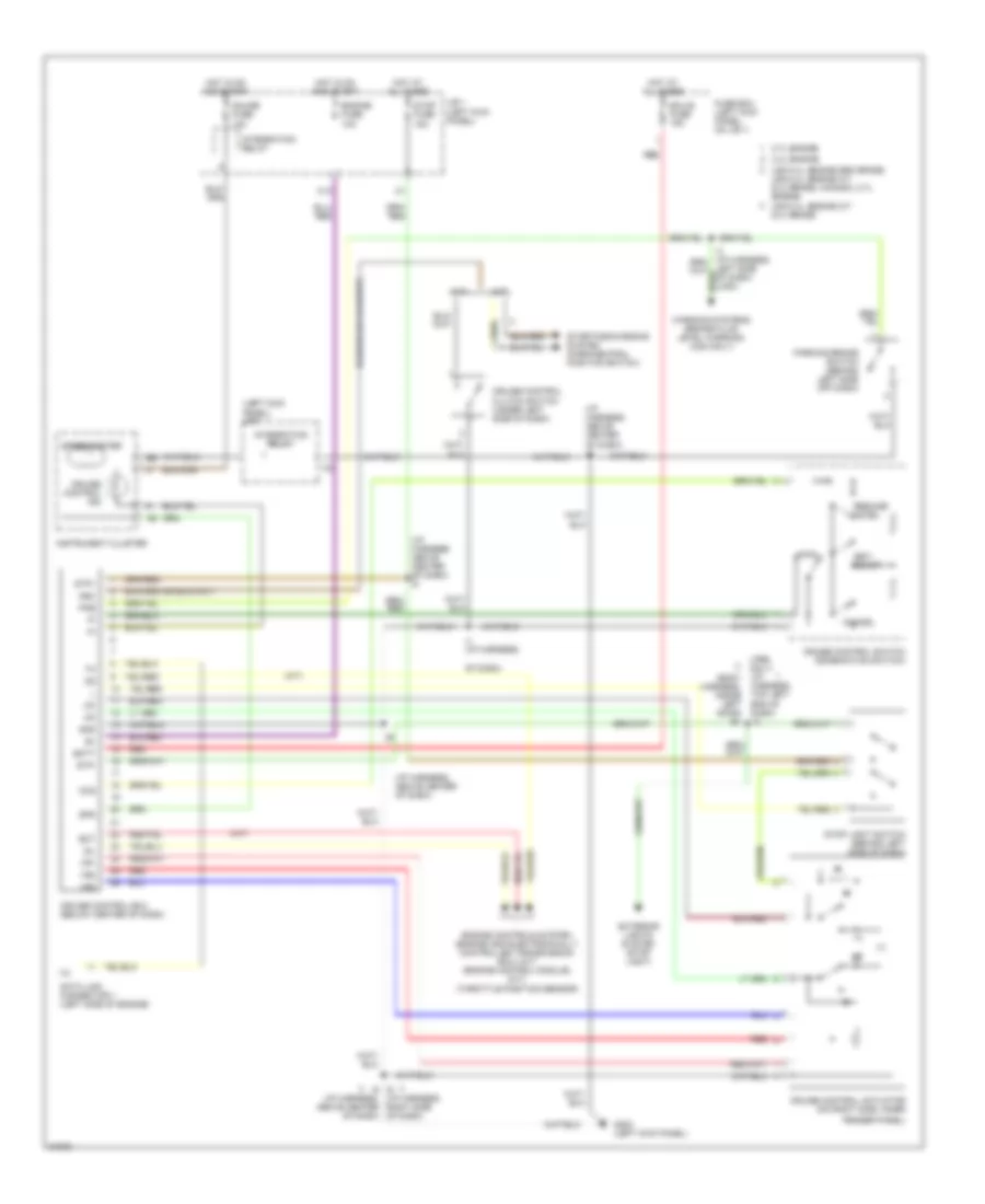 Cruise Control Wiring Diagram for Toyota T100 1995