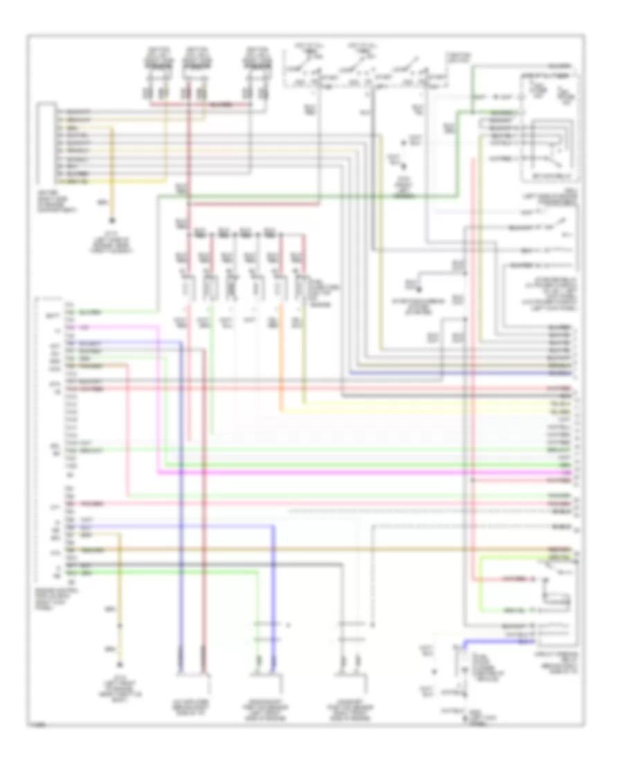 3.4L, Engine Performance Wiring Diagrams, MT (1 of 4) for Toyota T100 1995