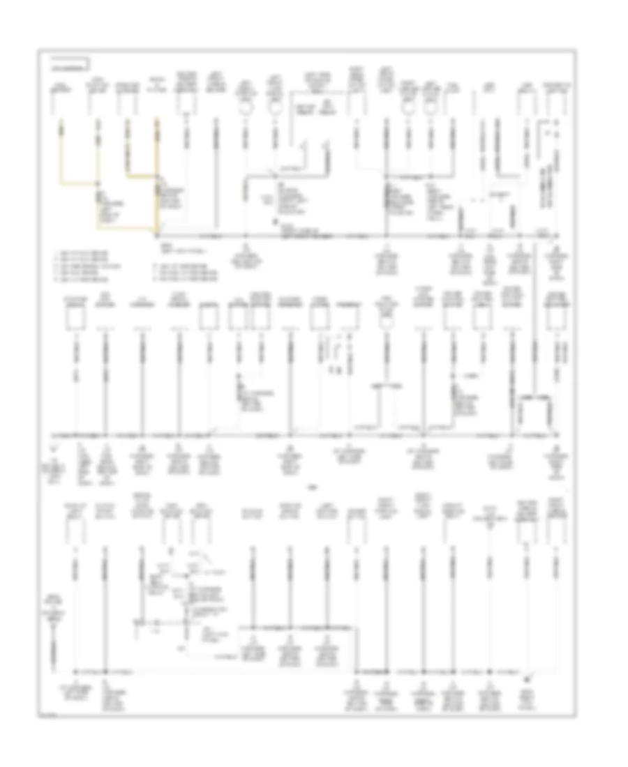 Ground Distribution Wiring Diagram 1 of 4 for Toyota T100 1995