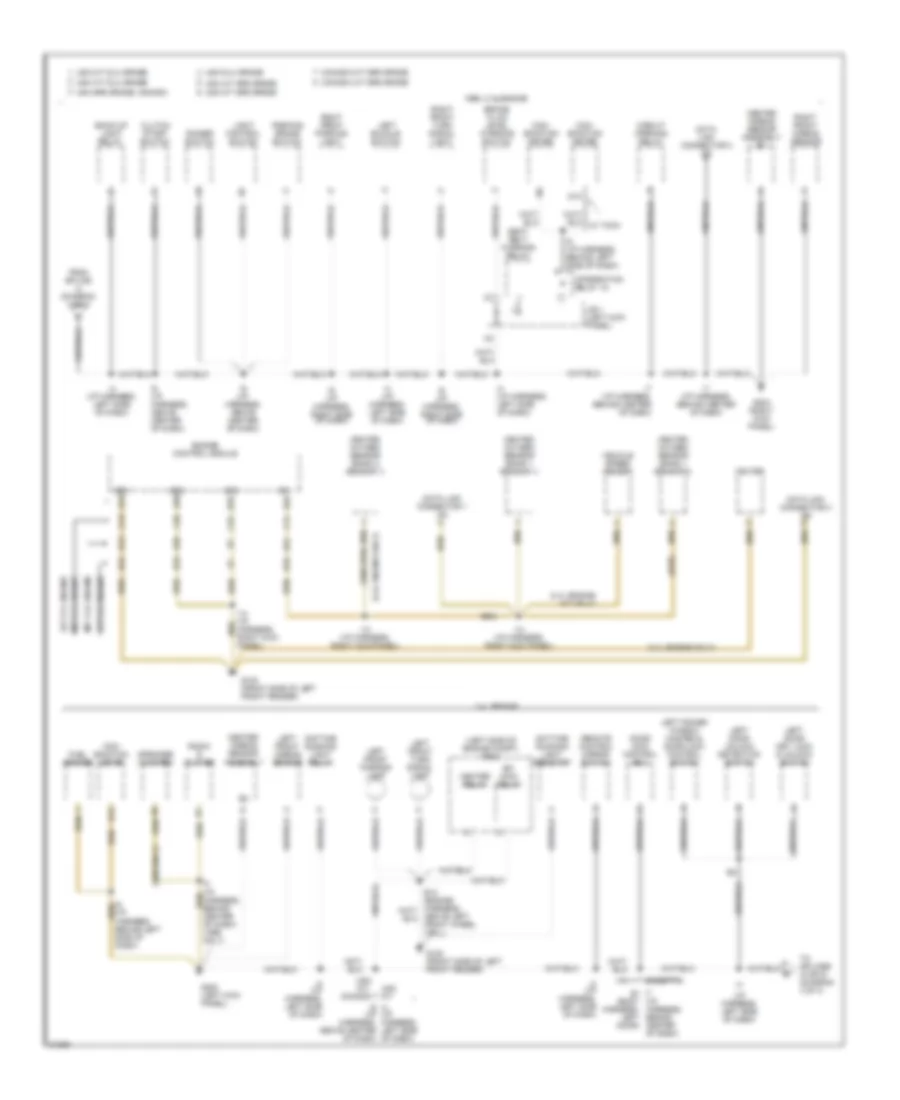Ground Distribution Wiring Diagram (2 of 4) for Toyota T100 1995