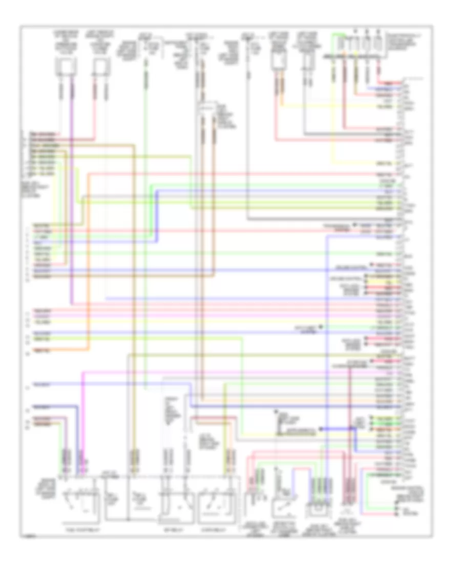 4.7L, Engine Performance Wiring Diagrams (3 of 3) for Toyota Sequoia Limited 2001