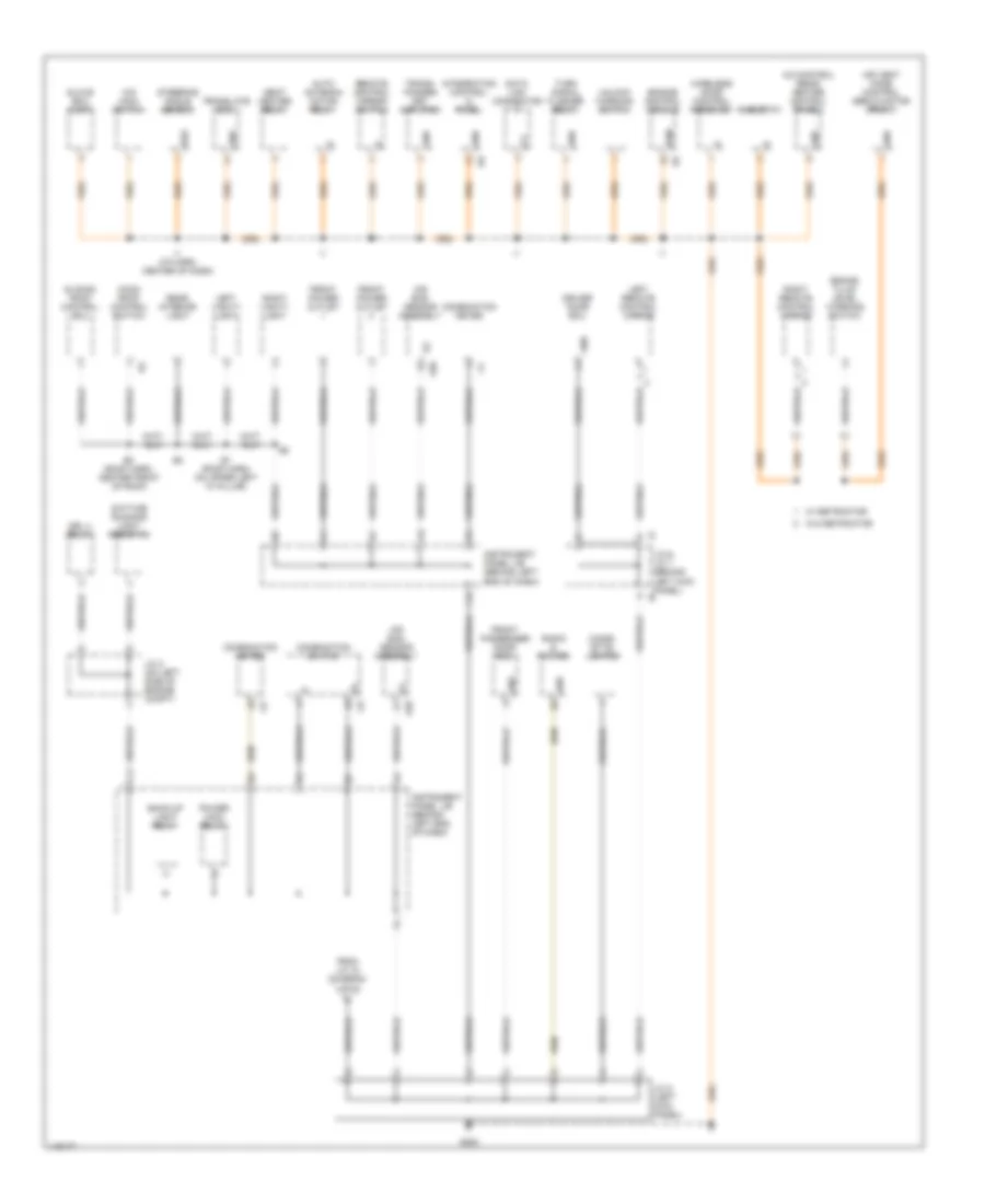 Ground Distribution Wiring Diagram 2 of 3 for Toyota Sequoia Limited 2001