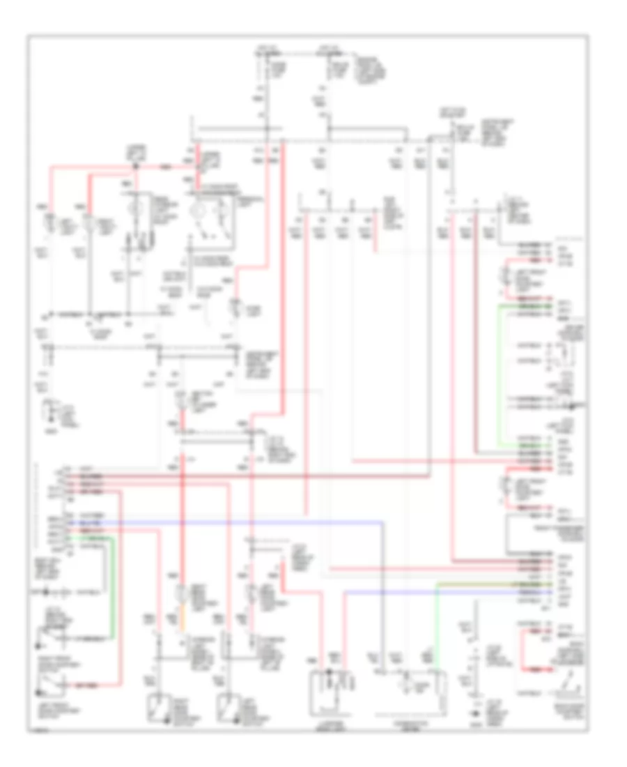 Courtesy Lamps Wiring Diagram for Toyota Sequoia Limited 2001