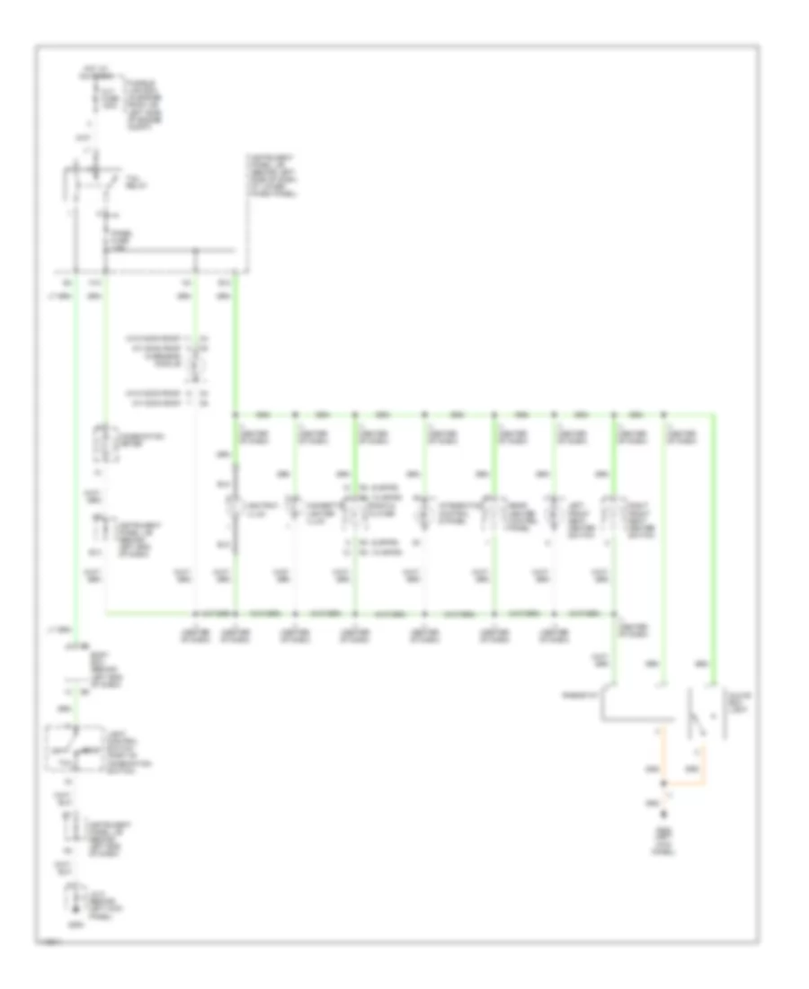 Instrument Illumination Wiring Diagram for Toyota Sequoia Limited 2001