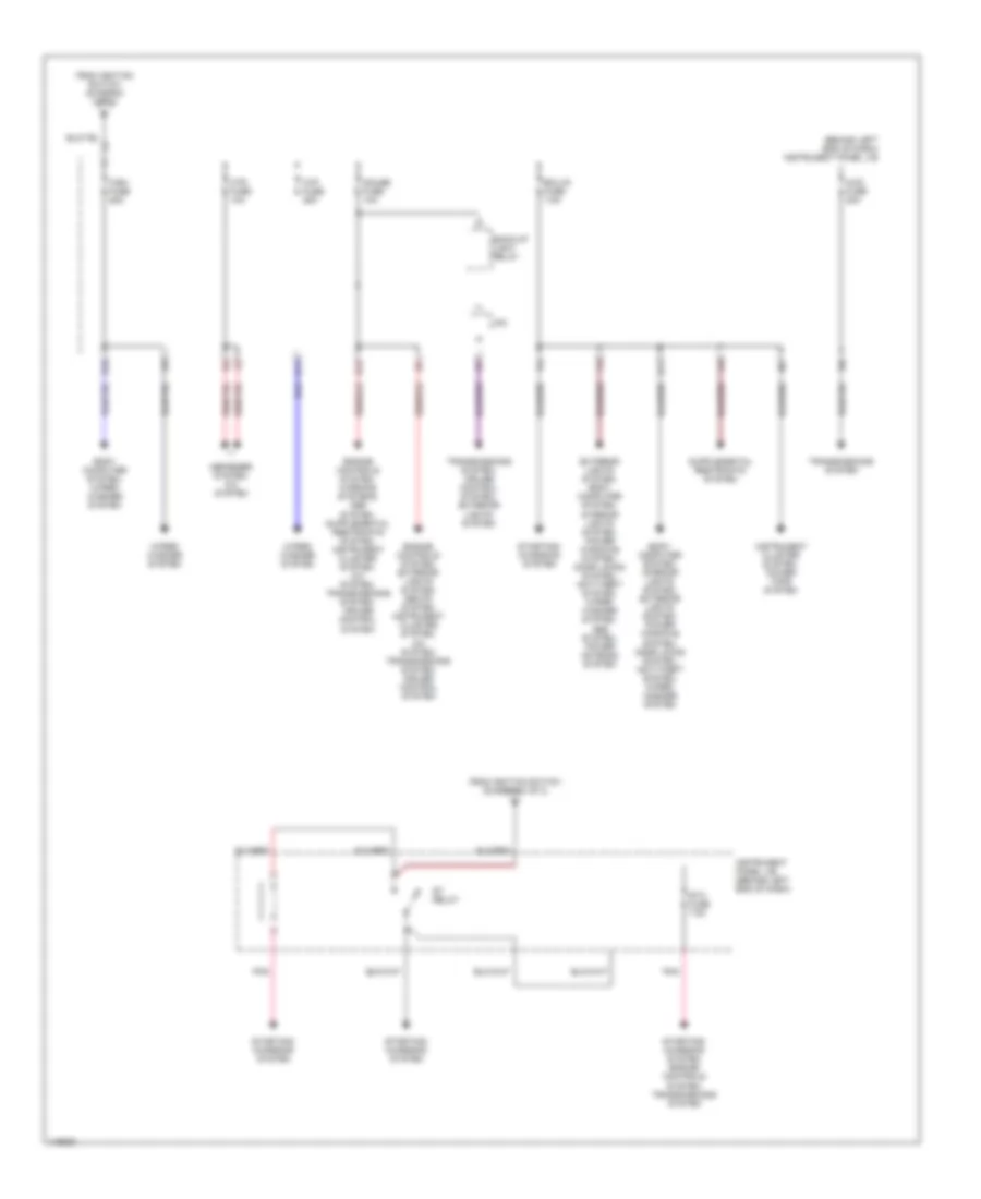 Power Distribution Wiring Diagram (3 of 3) for Toyota Sequoia Limited 2001