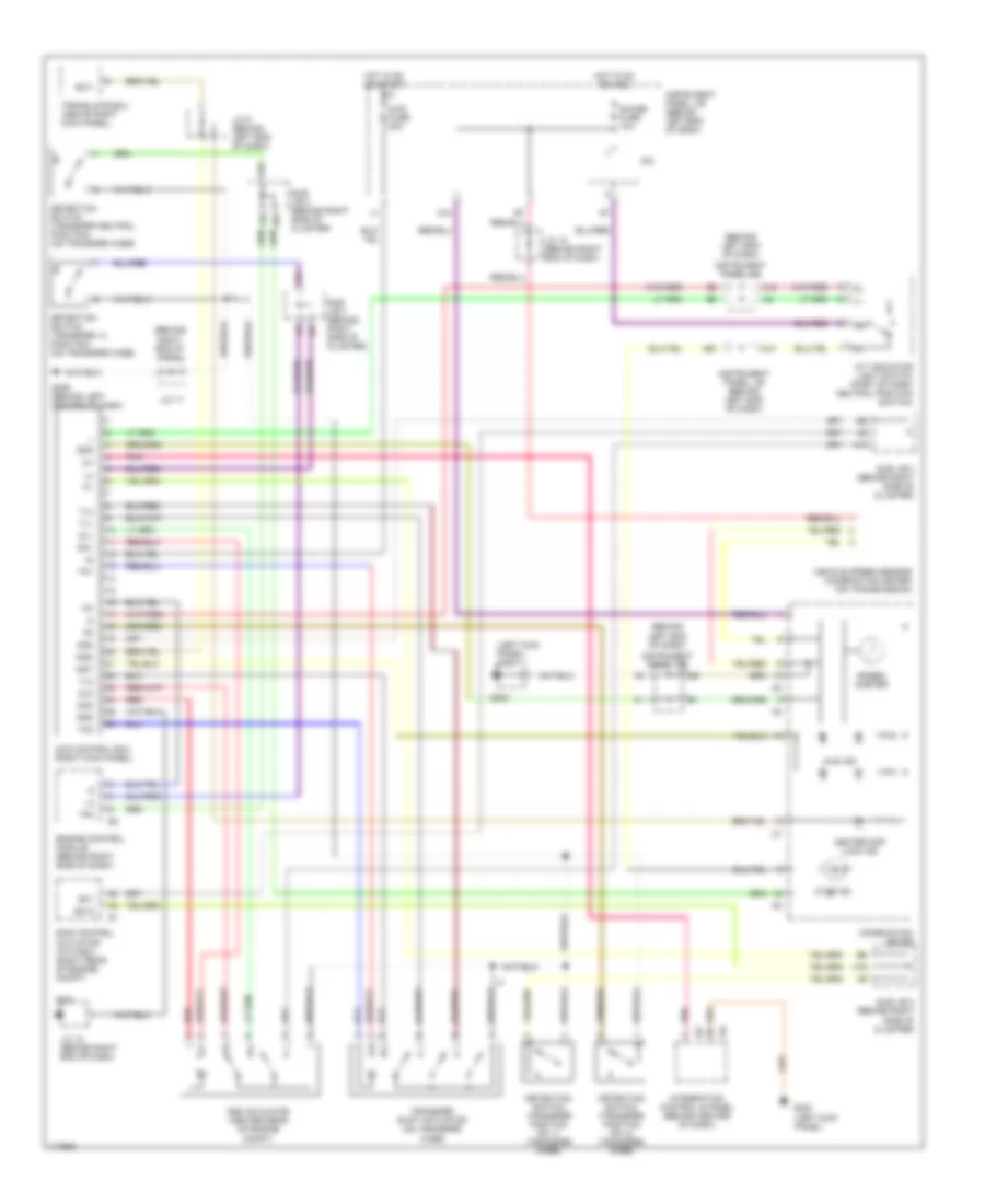 4WD Wiring Diagram for Toyota Sequoia Limited 2001