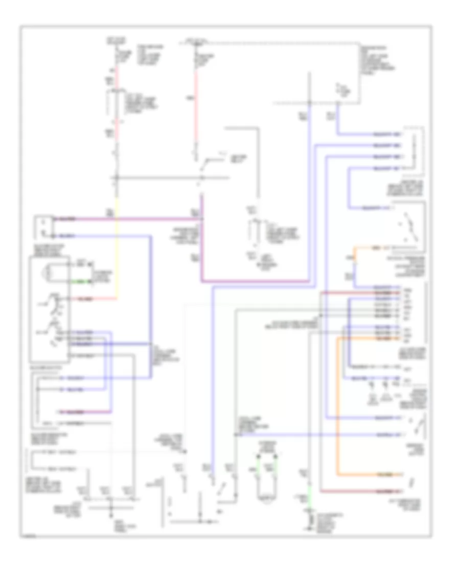Manual A C Wiring Diagram for Toyota 4Runner SR5 1999