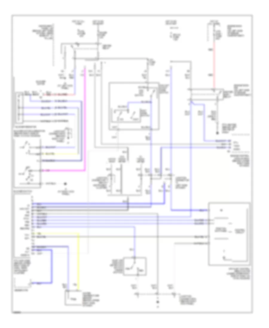 Heater Wiring Diagram for Toyota ECHO 2005