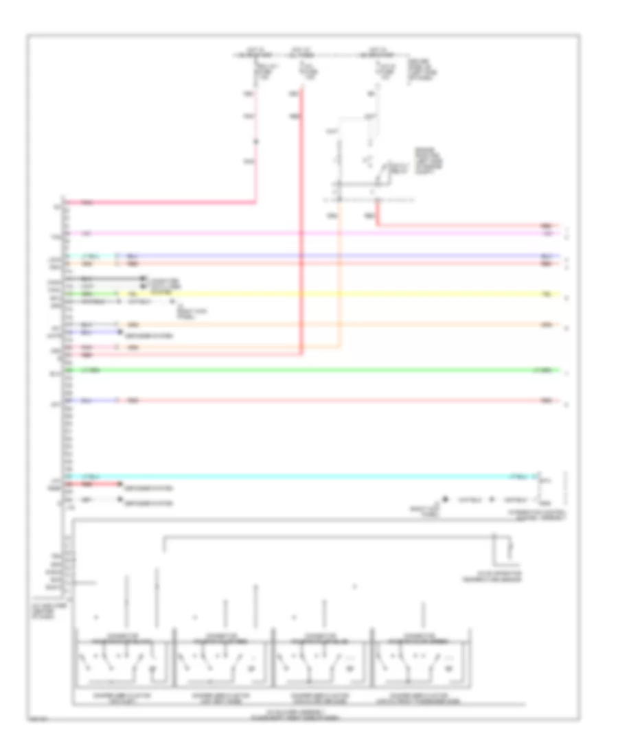Manual A C Wiring Diagram 1 of 2 for Toyota Tundra 2009