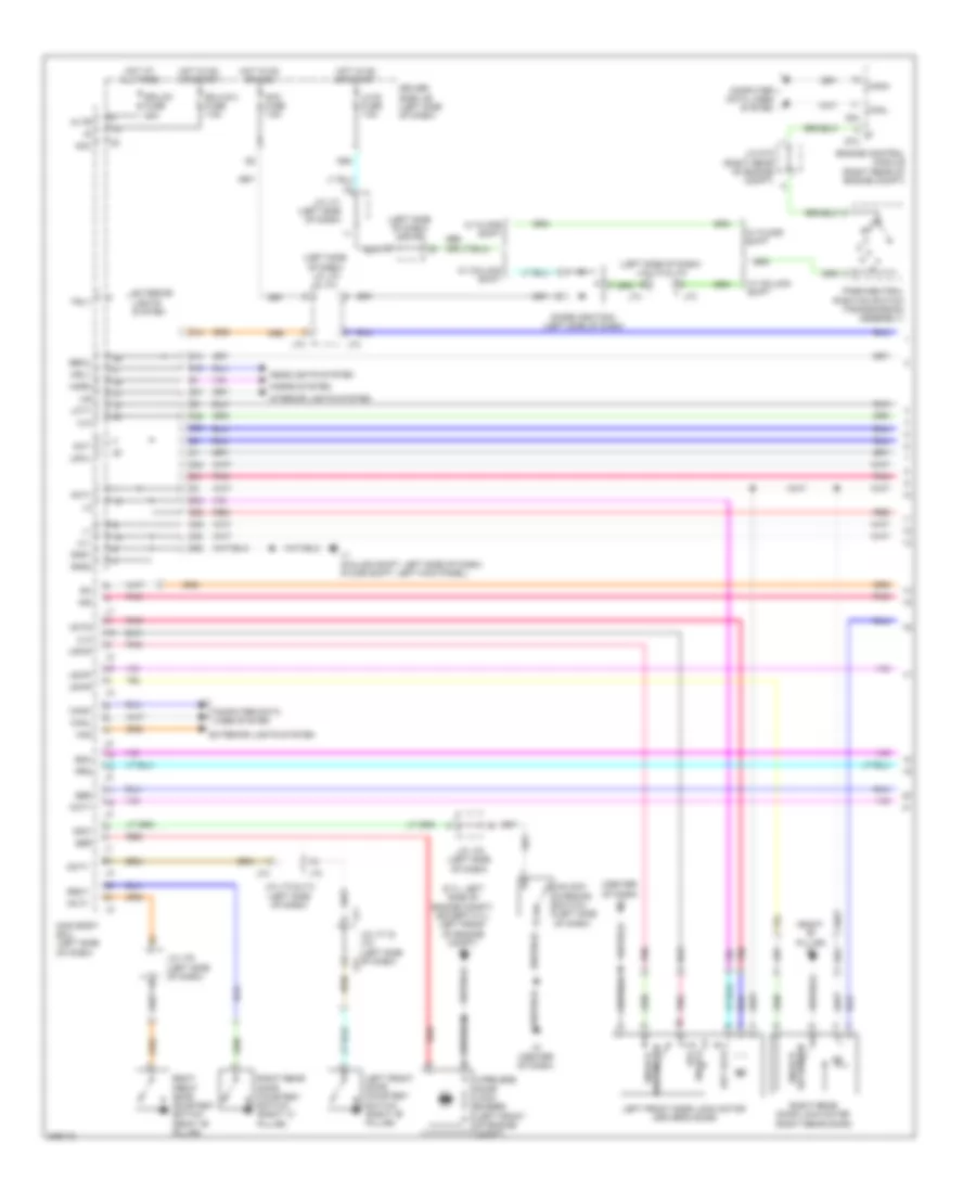 Forced Entry Wiring Diagram 1 of 2 for Toyota Tundra 2009