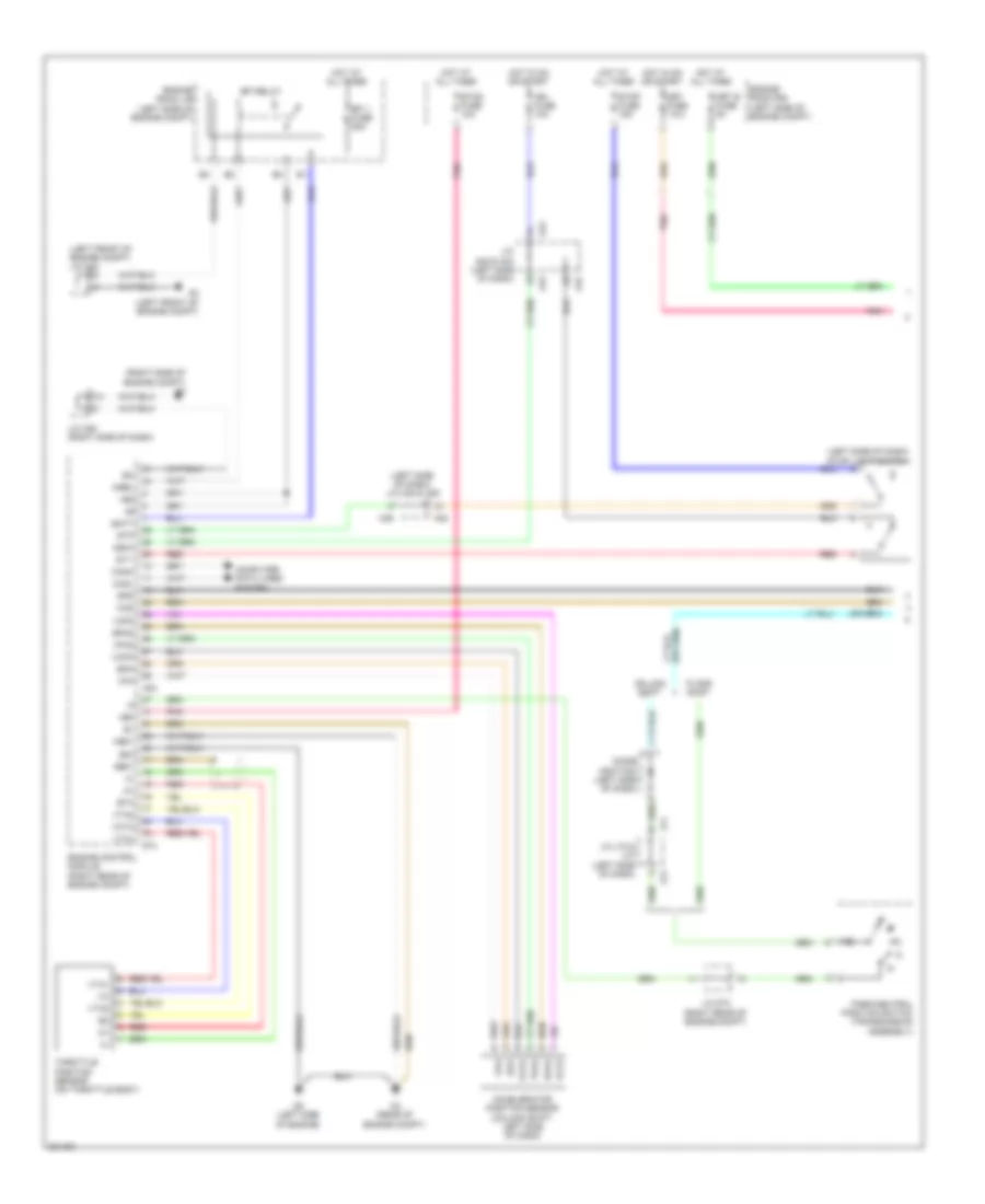 4.7L, Cruise Control Wiring Diagram (1 of 2) for Toyota Tundra 2009