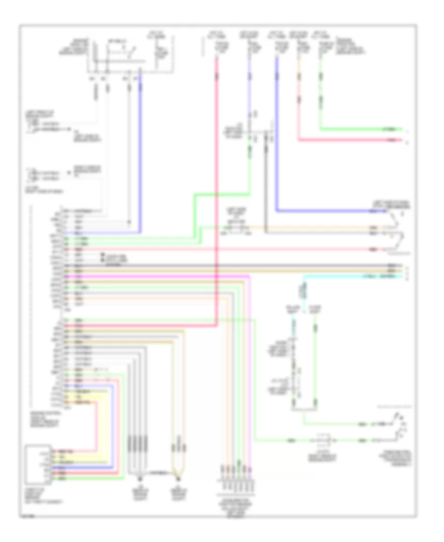 5.7L, Cruise Control Wiring Diagram (1 of 2) for Toyota Tundra 2009