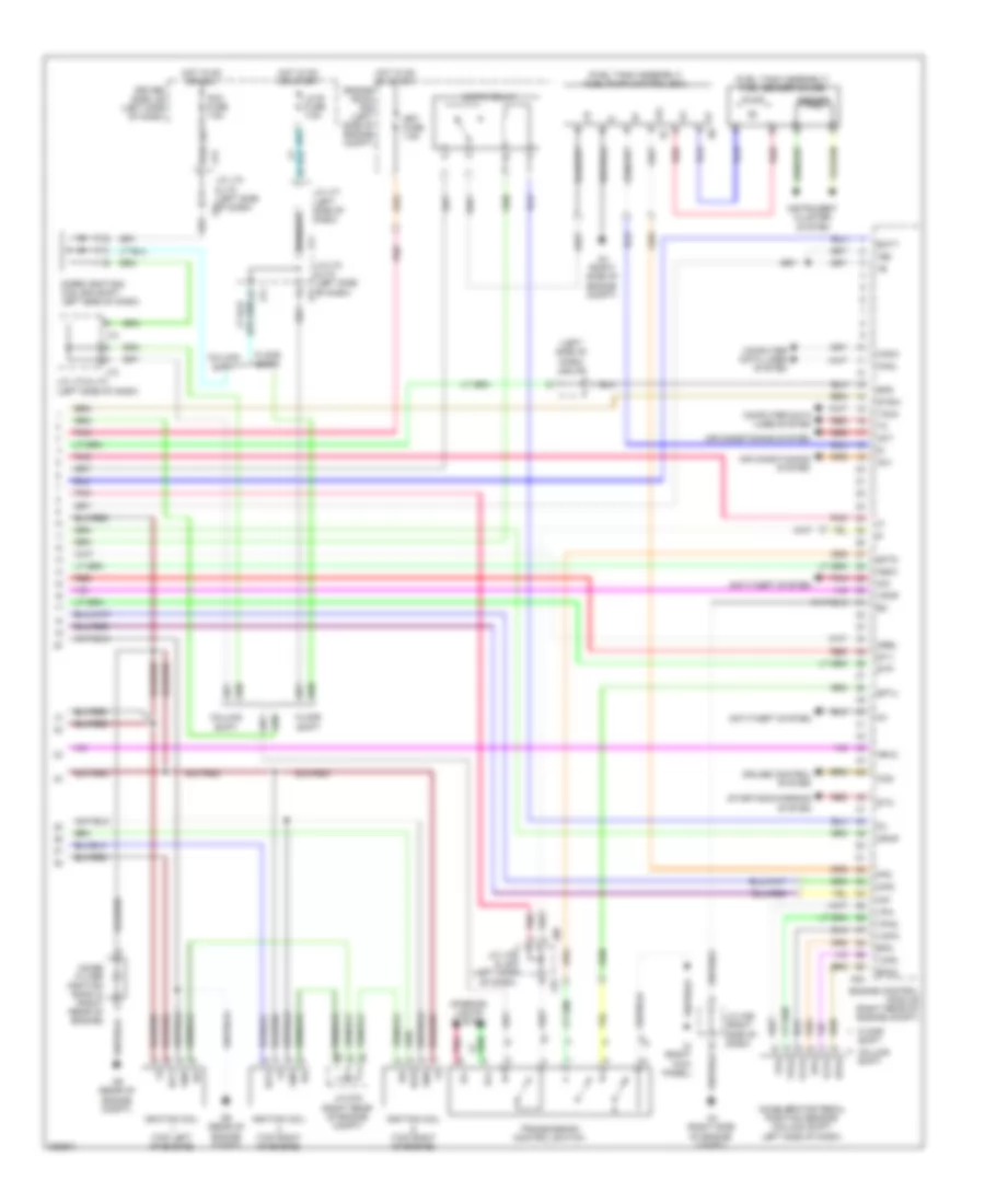 4.0L, Engine Performance Wiring Diagram (6 of 6) for Toyota Tundra 2009