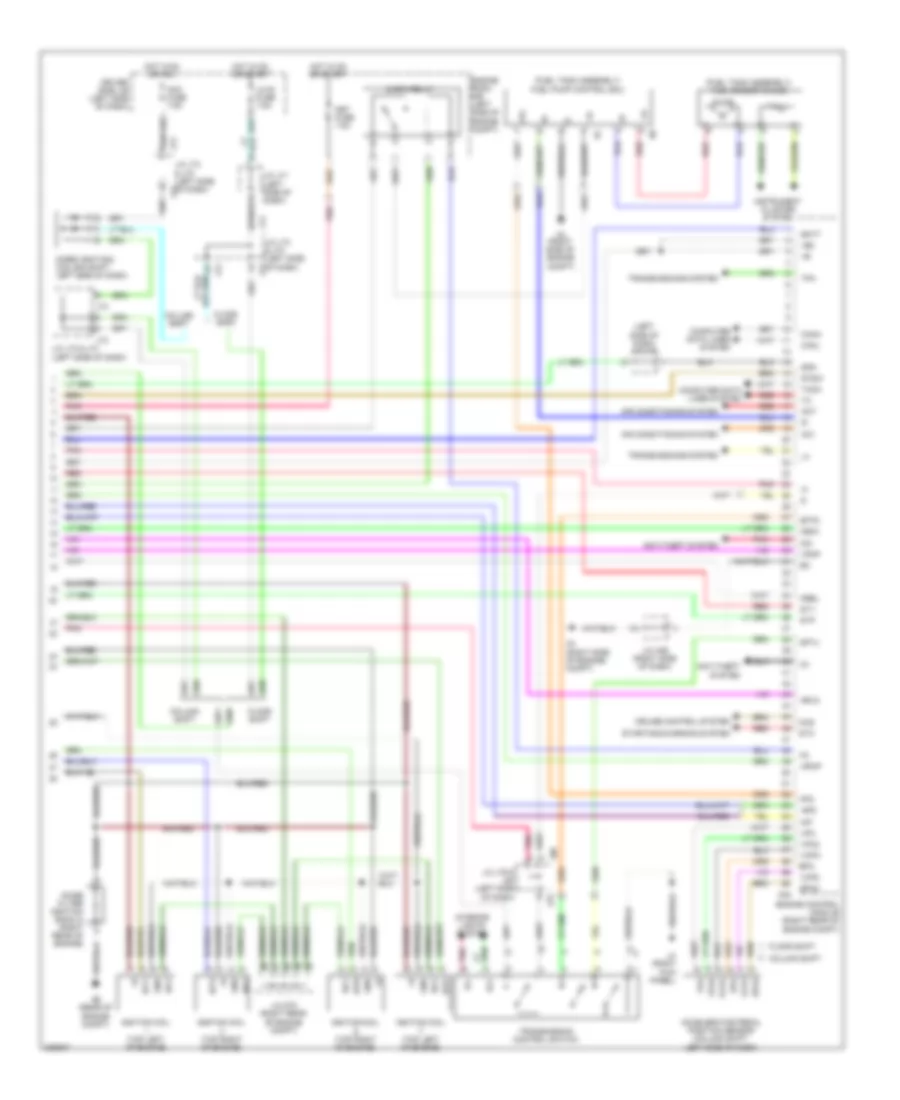 4.7L, Engine Performance Wiring Diagram (6 of 6) for Toyota Tundra 2009