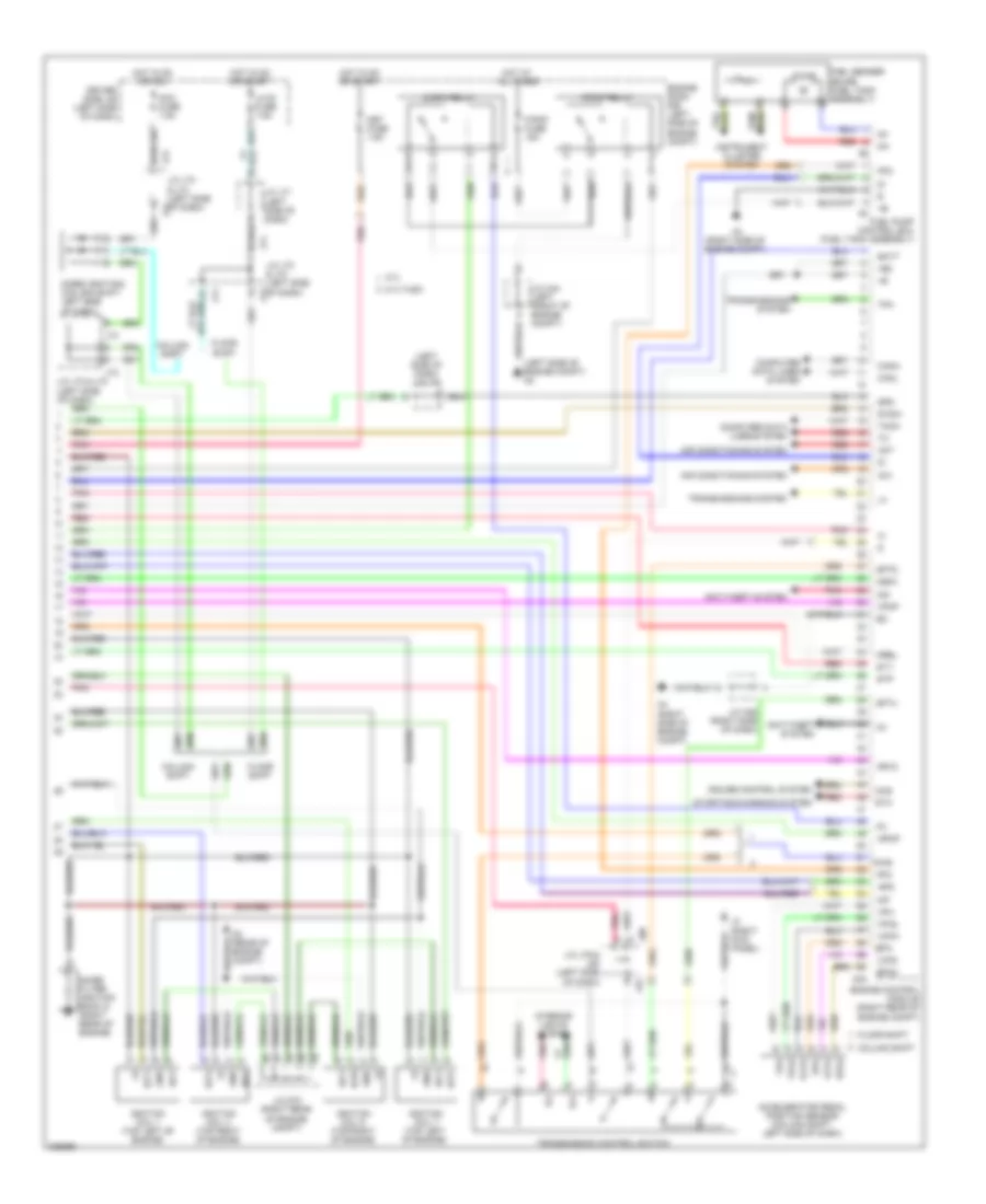 5.7L, Engine Performance Wiring Diagram (7 of 7) for Toyota Tundra 2009