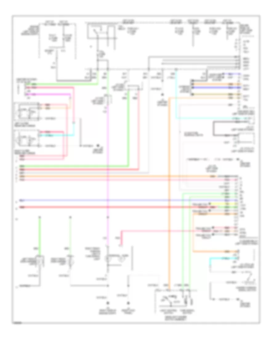 Exterior Lamps Wiring Diagram (2 of 2) for Toyota Tundra 2009