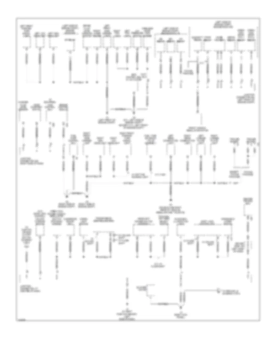 Ground Distribution Wiring Diagram 1 of 4 for Toyota Tundra 2009