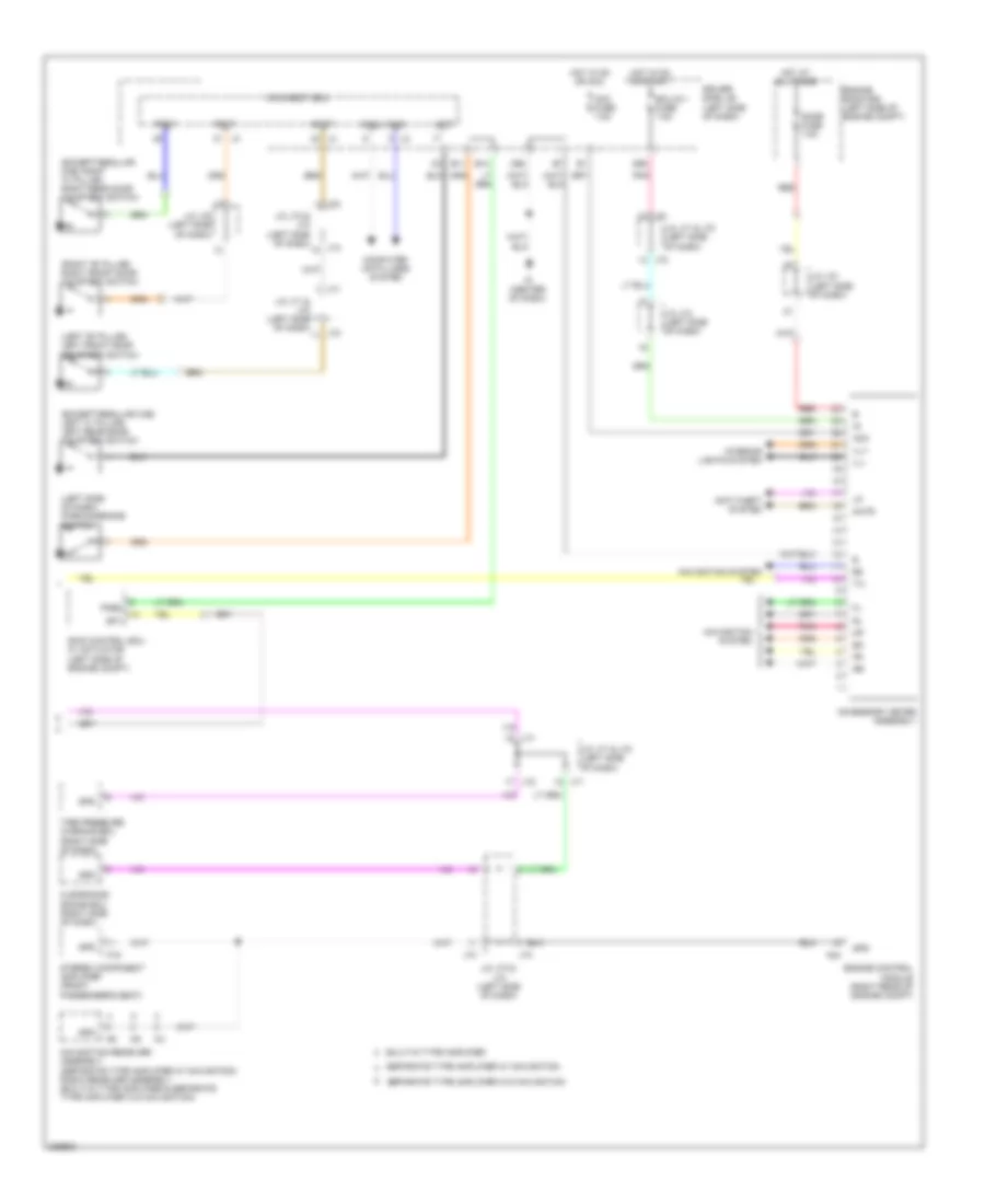 Instrument Cluster Wiring Diagram 2 of 2 for Toyota Tundra 2009