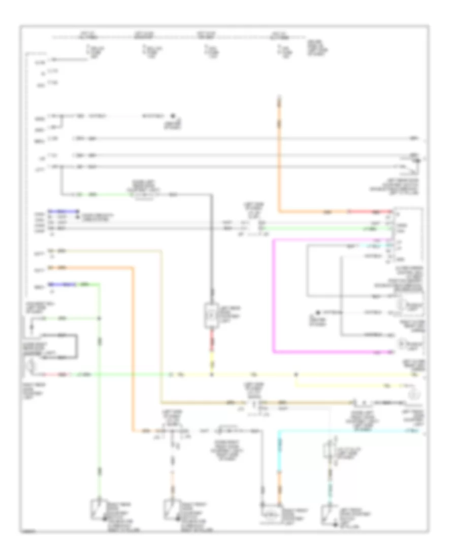 Courtesy Lamps Wiring Diagram (1 of 2) for Toyota Tundra 2009