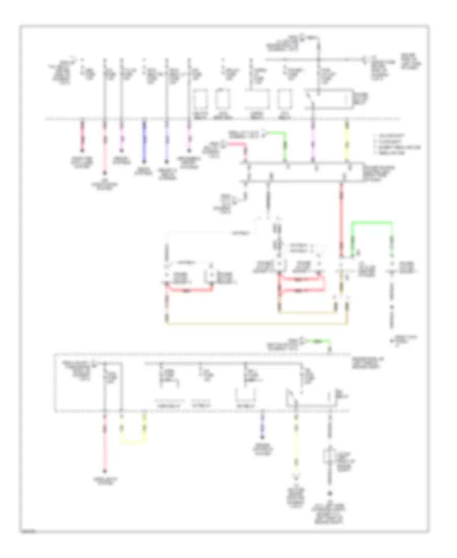 Power Distribution Wiring Diagram (2 of 3) for Toyota Tundra 2009
