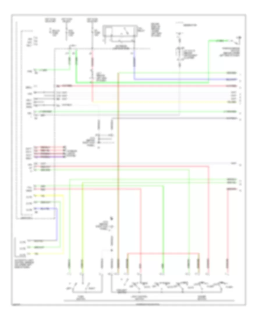 Headlights Wiring Diagram with DRL 1 of 2 for Toyota 4Runner Sport 2009