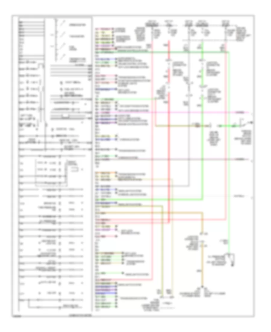 Instrument Cluster Wiring Diagram 1 of 2 for Toyota 4Runner Sport 2009