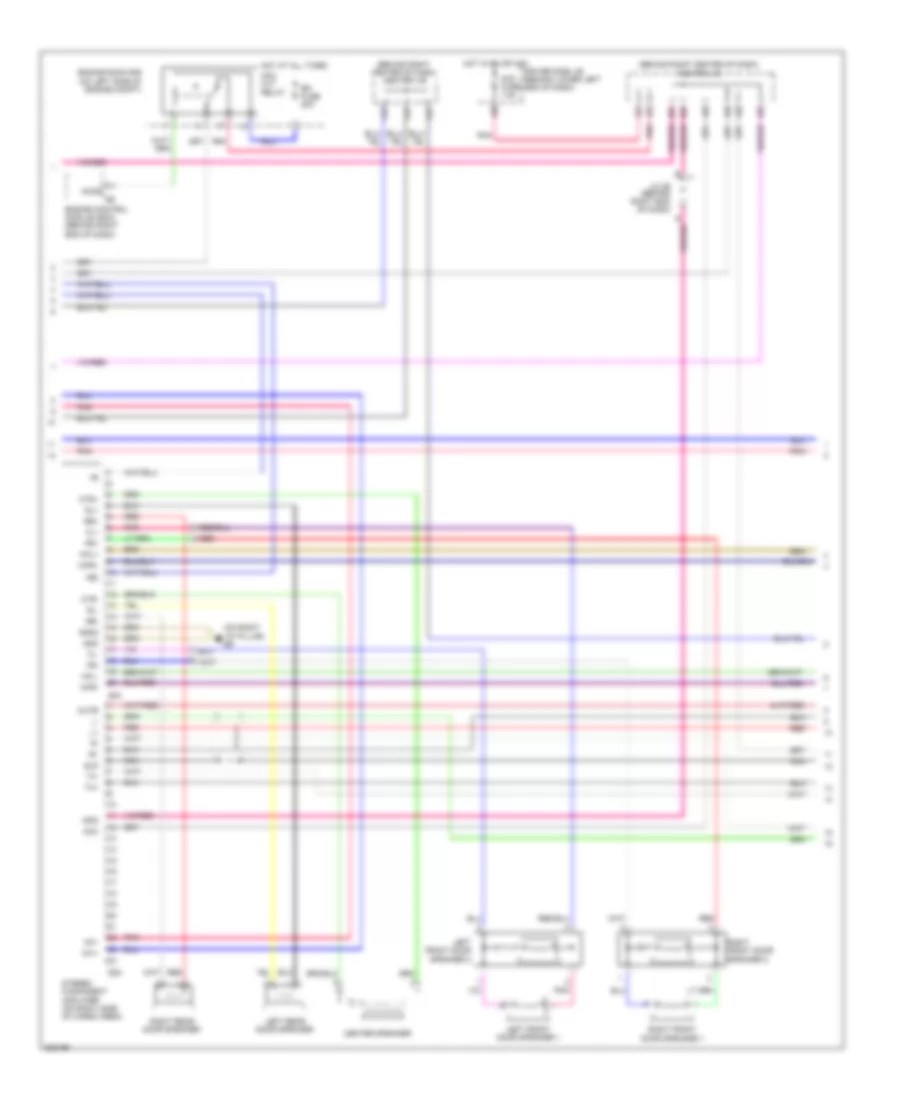 Navigation Wiring Diagram (2 of 3) for Toyota 4Runner Sport 2009