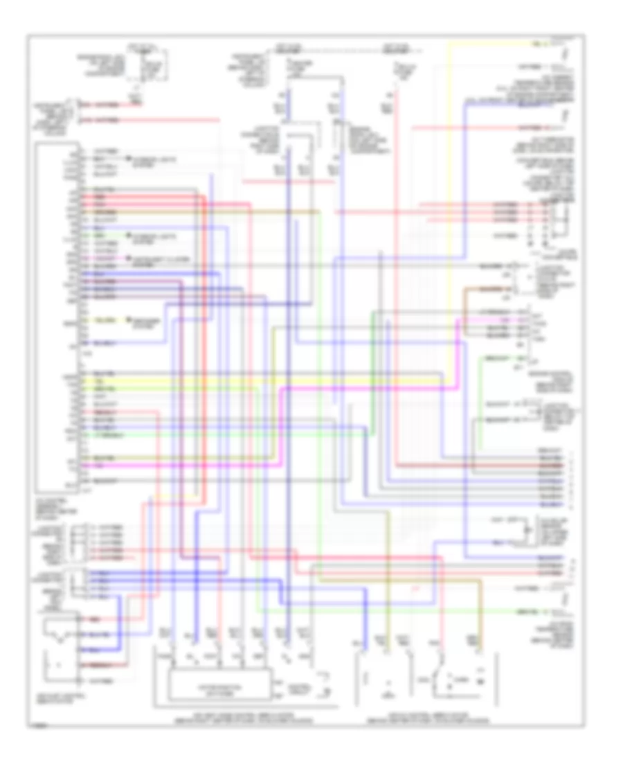 Automatic A C Wiring Diagram 1 of 2 for Toyota Camry Solara SLE 2003