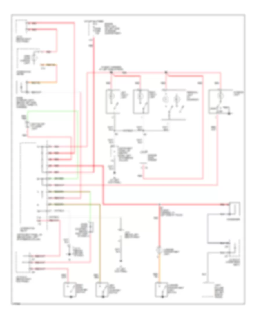 Courtesy Lamps Wiring Diagram, Coupe for Toyota Camry Solara SLE 2003
