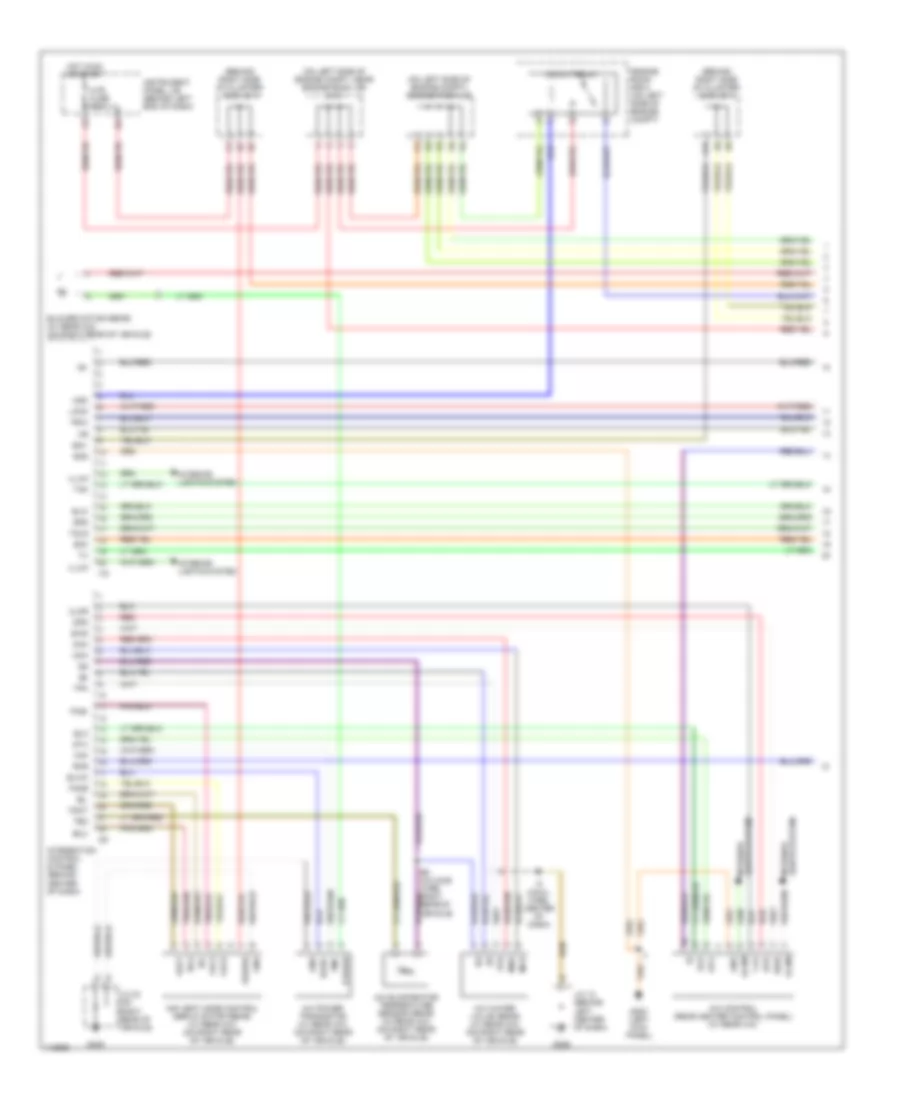 Электросхема кондиционера (1 из 3) для Toyota Sequoia SR5 2001