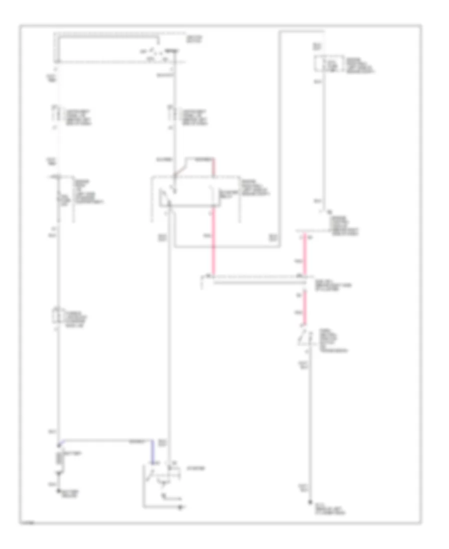 Starting Wiring Diagram for Toyota Sequoia SR5 2001