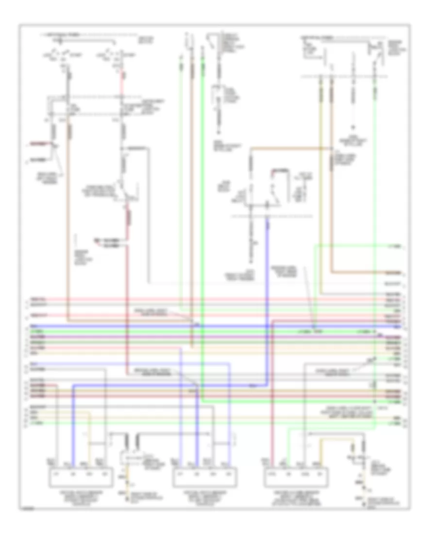 3.0L, Engine Performance Wiring Diagrams, California (2 of 4) for Toyota Avalon XL 1999