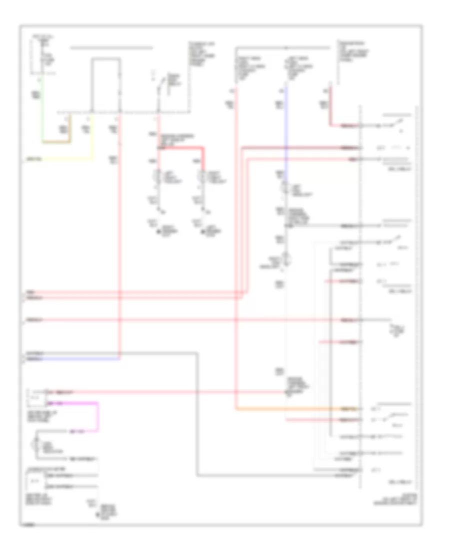 Headlamps Wiring Diagram, with DRL (2 of 2) for Toyota Avalon XL 1999