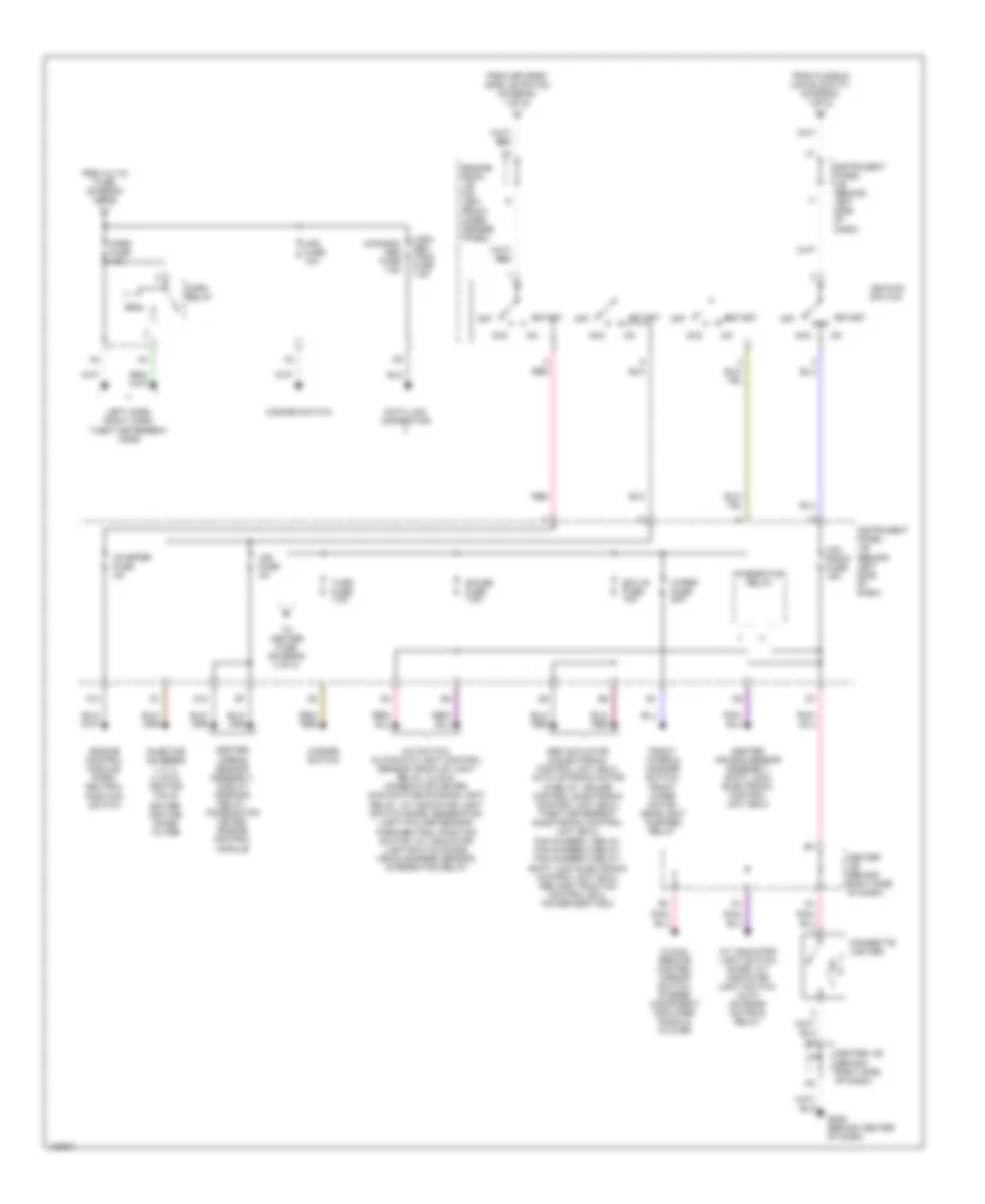 Power Distribution Wiring Diagram 2 of 3 for Toyota Avalon XL 1999