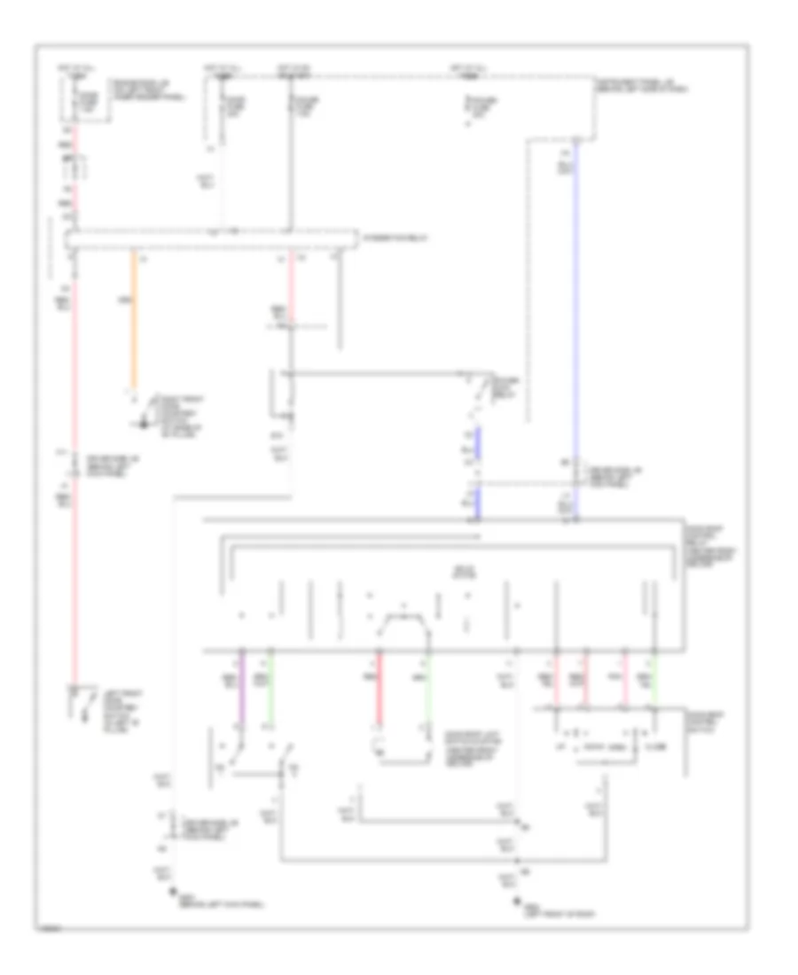 Power TopSunroof Wiring Diagrams for Toyota Avalon XL 1999