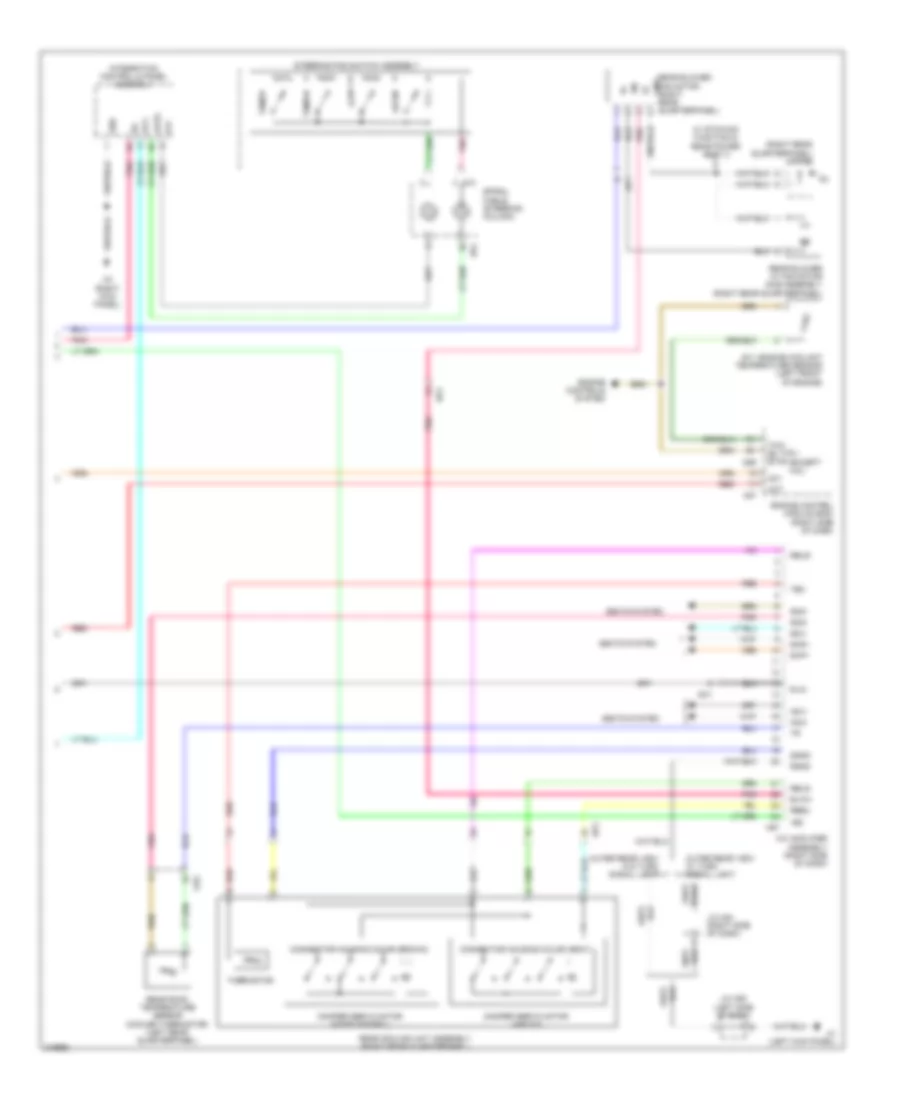 Automatic AC Wiring Diagram (3 of 3) for Toyota Sequoia Limited 2011