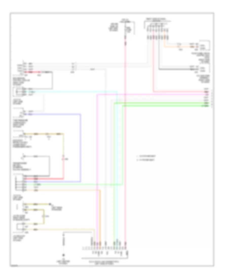 Computer Data Lines Wiring Diagram 1 of 2 for Toyota Sequoia Limited 2011