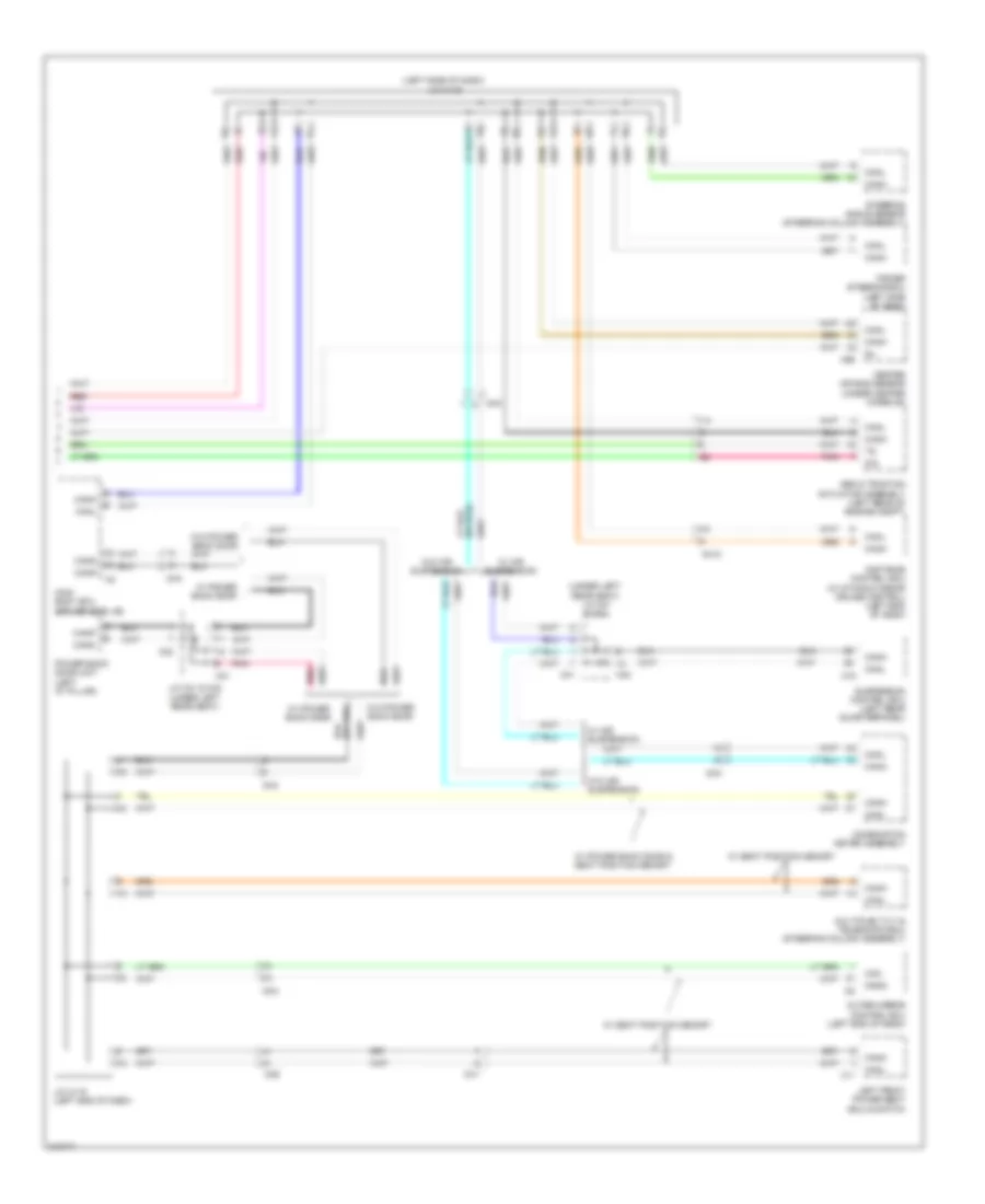 Computer Data Lines Wiring Diagram 2 of 2 for Toyota Sequoia Limited 2011