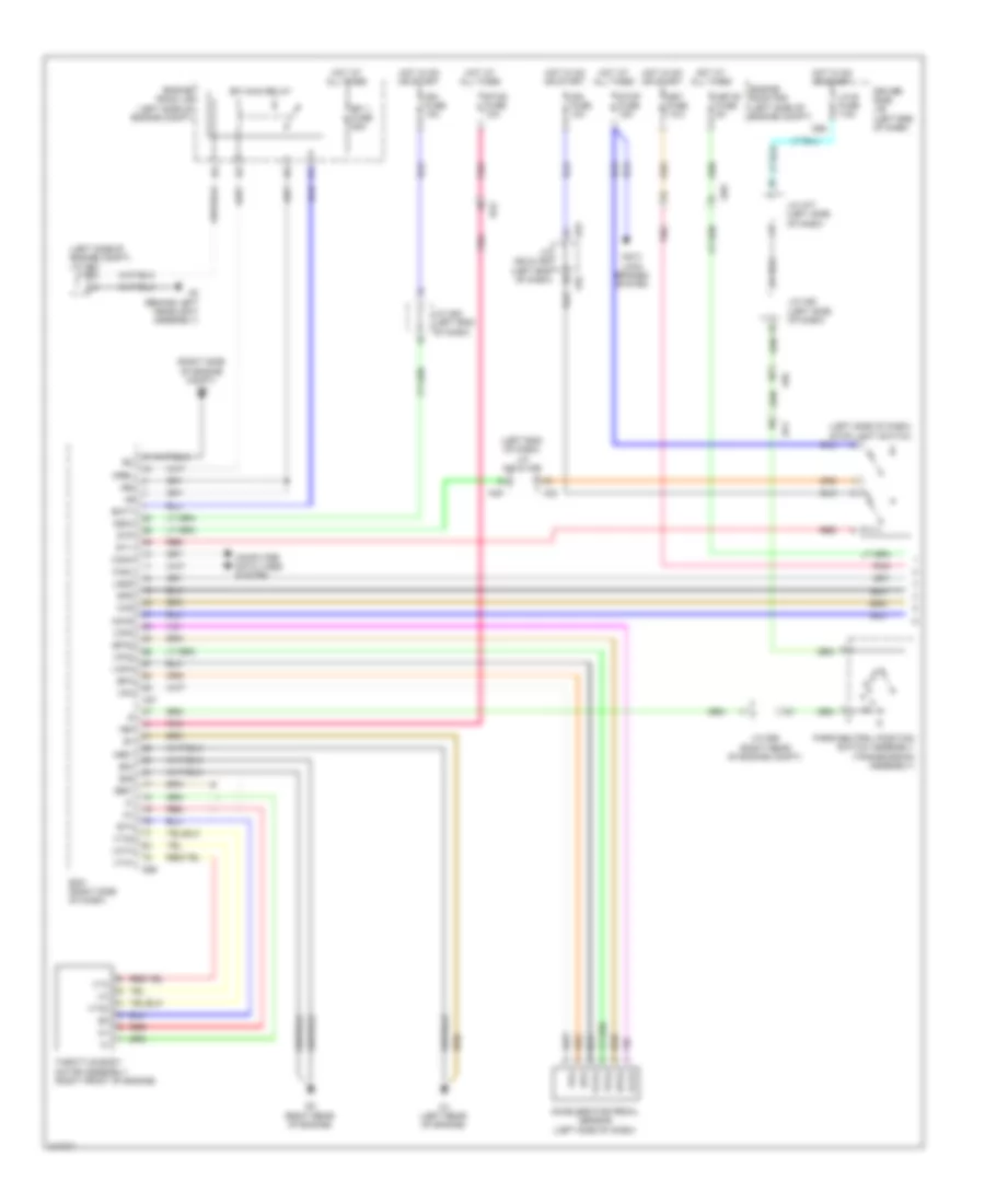 Dynamic Laser Cruise Control Wiring Diagram (1 of 2) for Toyota Sequoia Limited 2011