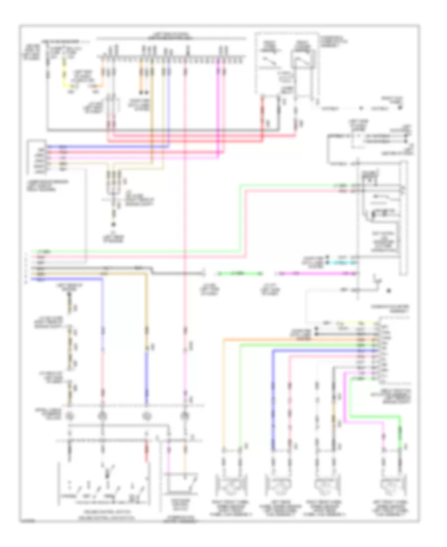 Dynamic Laser Cruise Control Wiring Diagram 2 of 2 for Toyota Sequoia Limited 2011