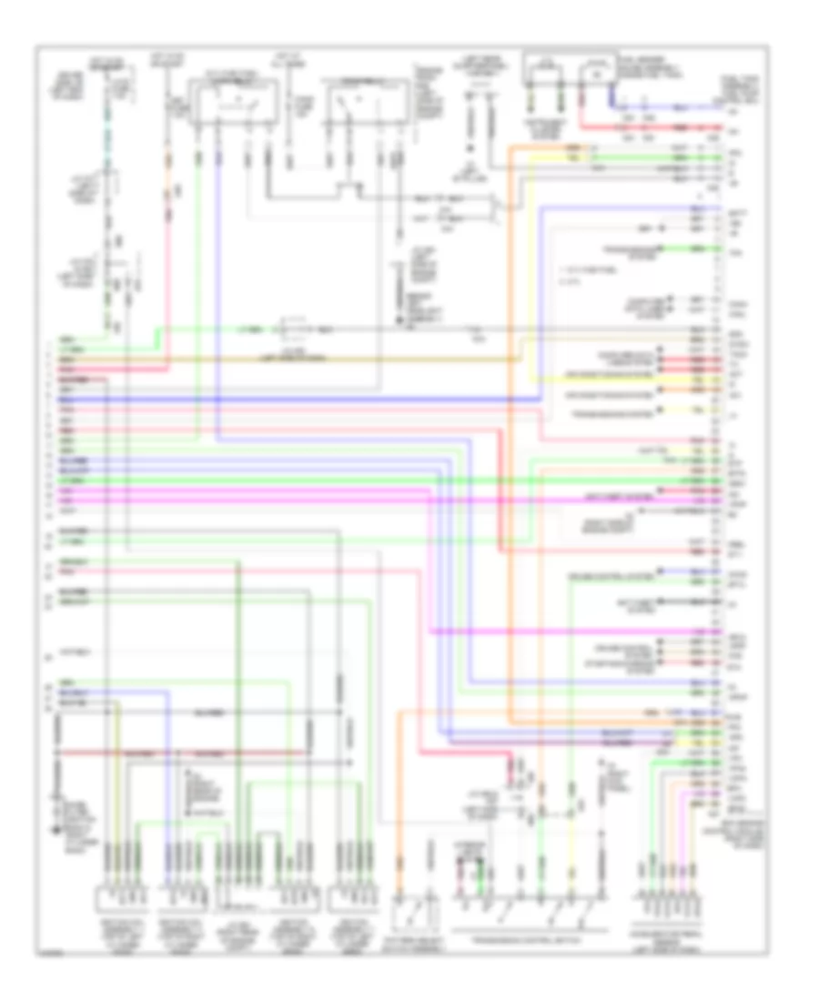 5.7L, Engine Performance Wiring Diagram (7 of 7) for Toyota Sequoia Limited 2011